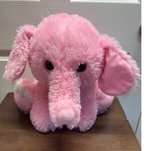 Toy Factory Plush Paradise Ella Elephant Pink 14” Stuffed Animal